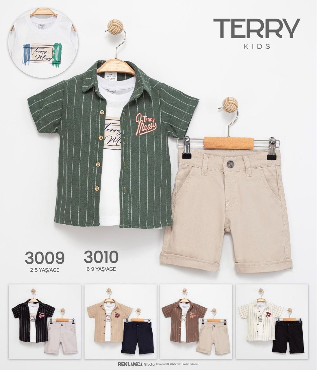 Terry Kids ŞORTLU TAKIMLAR